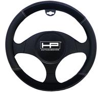 HP Autozubehör (Ø x H) 39 cm x 4 cm Velours, Cuir synthétique noir 37 - 39 cm