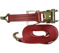 HP Autozubehör 12307 Sangle de serrage double Force de traction LC : arrimage plaquant (simple/direct)=2500 daN (L x l x H) 8 m x 7 cm x 4.7 cm à cliquet