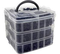 HP Autozubehör 14651 Set de clips de fixation (L x l) 17 cm x 17 cm