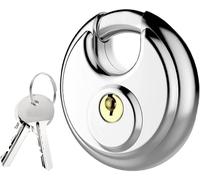 HP Autozubehör 18091 Cadenas 7 cm fermeture universelle argent avec serrure à clé