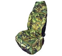 Housse de protection de siège pour garage HP Autozubehör 19333 polyester vert camouflage siège passa