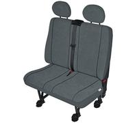 HP Autozubehör 22417 Protège-siège double 4 pièces polyester gris double siège