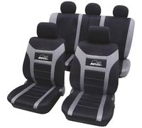 HP Autozubehör 22916 Housse de siège polyester anthracite siège conducteur, siège passager, siège ar