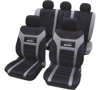 HP Autozubehör 22916 Housse de siège polyester anthracite siège conducteur, siège passager, siège arrière