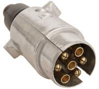 HP Autozubehör 28430 Prise mâle pour remorque [prise femelle 7 pôles - prise mâle 7 pôles] aluminium