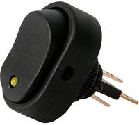 HP Autozubehör 28471 Interrupteur à bascule pour lautomobile 12 V 16 A 1 x Off/On à accrochage 1 pc(s) Piece