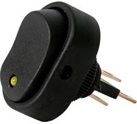 HP Autozubehör 28471 Interrupteur à bascule pour l'automobile 12 V 16 A 1 x Off/On à accrochage 1 pc(s)