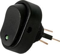 HP Autozubehör 28473 Interrupteur à bascule pour l'automobile 12 V 16 A 1 x Off/On à accrochage 1 pc(s)