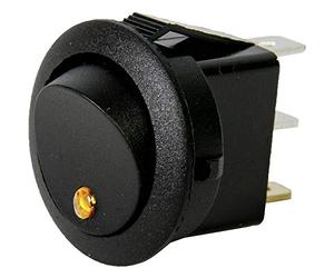 HP-Autozubehör 28632 Mini interrupteur à bascule LED Jaune