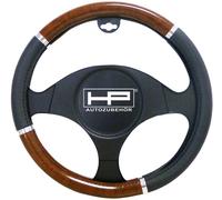 HP Autozubehör Couvre-volant (Ø x H) 39 cm x 4 cm Polyuréthane (PU) tricolore, noir, bois, aluminium 37 - 39 cm