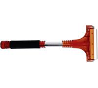 HP Autozubehör Deluxe plastique, métal Grattoir à givre/neige avec poignée souple, lèvre de raclage en caoutchouc (L x l) 31.5 cm