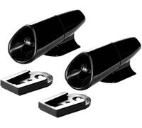 HP Autozubehör Wildwarner Set Clip plastique ABS Support pour plaque dimmatriculation (L x l x H) 5.9 x 2.5 x 3 cm