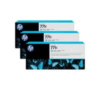 Pack de 3 cartouches encre Cyan Clair HP N°771C 775ml B6Y36A
