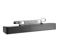 HP Barre de son - 2,6 W RMS - Noir - Fréquence 200 Hz à 20 kHz - USB