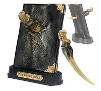 The Noble Collection – Sculpture Basilisk Fang et Journal Tom Riddle, Résine 23 cm, Sous licence