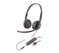 HP Blackwire 3225 Casque audio stereo avec microphone et connecteur USB-A pour bureau et entreprise