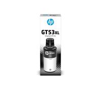 HP Bouteille d'Encre Noire GT53XL (1VV21AE) 135ml, Rendement 6000 pages, High Yield (XL), HP Smart Tank 502/514/615, 15-30°C