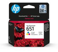 HP 651 cartouches Ink Advantage authentiques, trois couleurs