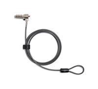 HP Câble de Verrouillage à Combinaison Essential Nano - Câble 1.83m Inox, Nano Lock, 49x18x9mm, 160g - Universel, Emballage Recyclable
