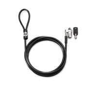 HP Câble de Verrouillage Principal à Clé 10mm, Longueur 1.83m, Acier Galvanisé, Type Passe-Partout, Référence T1A63AA