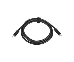 HP Câble USB-C vers USB-C 5AR72AA, 100W, Mâle/Mâle, Connecteurs droits, Noir, Compatible Z Display, Segment Professionnel