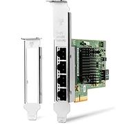HP Carte réseau Intel I350-T4 – 4 ports Gigabit – PCIe 2.1 x4 profil bas