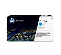 Hp cartouche de toner 653a original - capacité standard 16.500 pages - cyan
