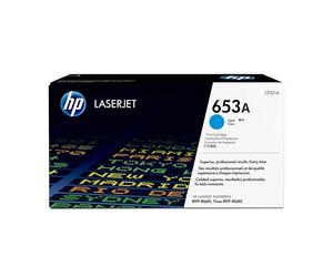 Hp cartouche de toner 653a original - capacité standard 16.500 pages - cyan