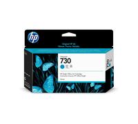 HP Cartouche d'encre 730 DesignJet Cyan 130ml - Encre à Colorant - Compatible HP DesignJet T1700 - Code OEM P2V62A