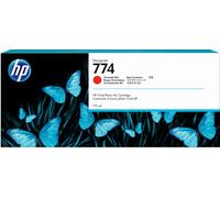 HP Cartouche d'encre 774 DesignJet rouge chromatique de 775 ml