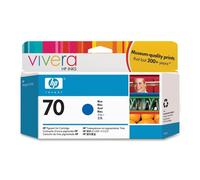 HP 70 Cartouche d'encre d'origine 1 x bleu