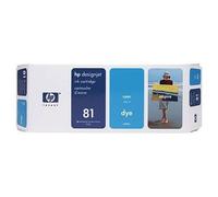 HP Cartouche d'encre cyan n°81 680-ml - 1400 Pages