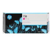 HP Cartouche dencre DesignJet 738, magenta, 300 ml