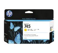 HP Cartouche d'encre DesignJet 745 jaune, 130 ml