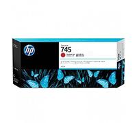 HP Cartouche d'encre DesignJet 745 rouge chromatique, 300 ml
