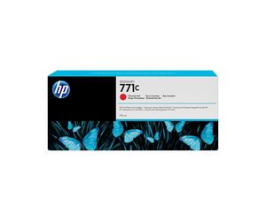 HP Cartouche d'encre DesignJet 771C Rouge Chromatique B6Y08A, 775 ml, Encre à Pigments, Compatible DesignJet Z6200 Photo