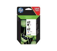 HP cartouche d'encre d'origine 62 Ink Cart Combo 2-Pack N9J71AE