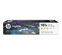 Cartouche toner ink HP 981X L0R09A L0R10A L0R11A Pagewide 981 MHD 2022 2023