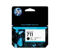 HP Cartouche d'encre noire DesignJet 711 (CZ129A), 38ml, Encre à Pigments, pour DesignJet T120/T520 ePrinter Series