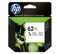 HP 62XL cartouche d'encre trois couleurs grande capacité authentique