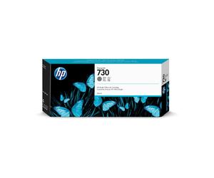 HP Cartouche Encre DesignJet 730 Gris 300ml Dye Ink, Compatibilité DesignJet T1700, Code OEM P2V72A, Température Opération 5-40°C