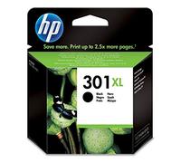 HP - Cartucho de tinta original 301XL de alta capacidad negro