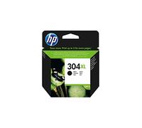 HP Cartucho Original HP 304XL - N9K08AE [ML-5.5][PAG-300], Noir, 3.7 cm x 11.3 cm x 11.5 cm, Rendement élevé (XL)