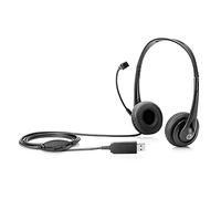 - Micro-casque - sur-oreille - filaire - USB - black jack