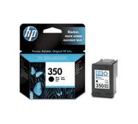 HP CB335EE 350 Cartouche tête d'impression noire, 200 pages ISO IEC 24711, contenu 4,5 ml pour HP DeskJet D 4260 OfficeJet J 5700 PhotoSmart C 4280 5280 D 5300