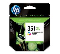 HP CB338EE/351XL Cartouche à tête d'impression couleur haute capacité, 580 Pages ISO/IEC 24711 14ml pour HP DeskJet D 4260/OfficeJet J 5700/PhotoSmart C 4280/PhotoSmart C 5280/PhotoSmart D 5300