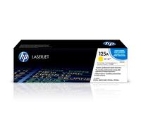HP CB542A 125A Original LaserJet Toner Cartridge, Yellow, Single Pack Standard Y