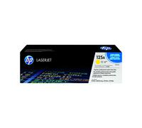 HP CB542A - Cartouche de Toner LaserJet 125A Jaune Originale - Rendement Standard 1400 pages - Technologie d'Impression Laser - 365x100x110mm - 600g