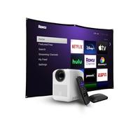 HP CC180 Promo Projecteur vidéo Intelligent HD Portable 3 en 1 avec écran Roku Express HD/84 Pouces