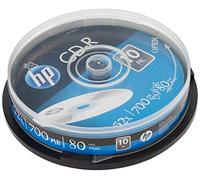 HP CD-R 52X Lot de 10 disques vierges 80 minutes 700 Mo